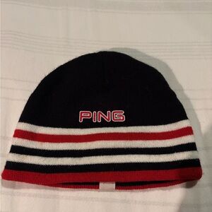 Ping Beanie with Bold Stripes